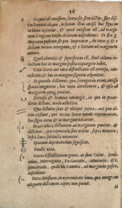 Signes de correction dans "Orthotypographia", 1608
