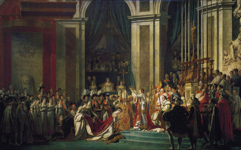 "Le Sacre de Napoléon", de Jacques-Louis David, 1805-1807
