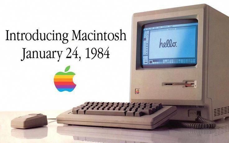 Publicité d'Apple annonçant le lancement du premier Macintosh