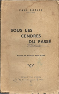 couverture de "Sous les cendres du passé" de Paul Bodier, 1935