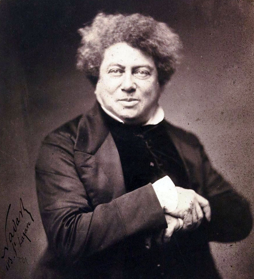 Alexandre Dumas père par Nadar, 1855