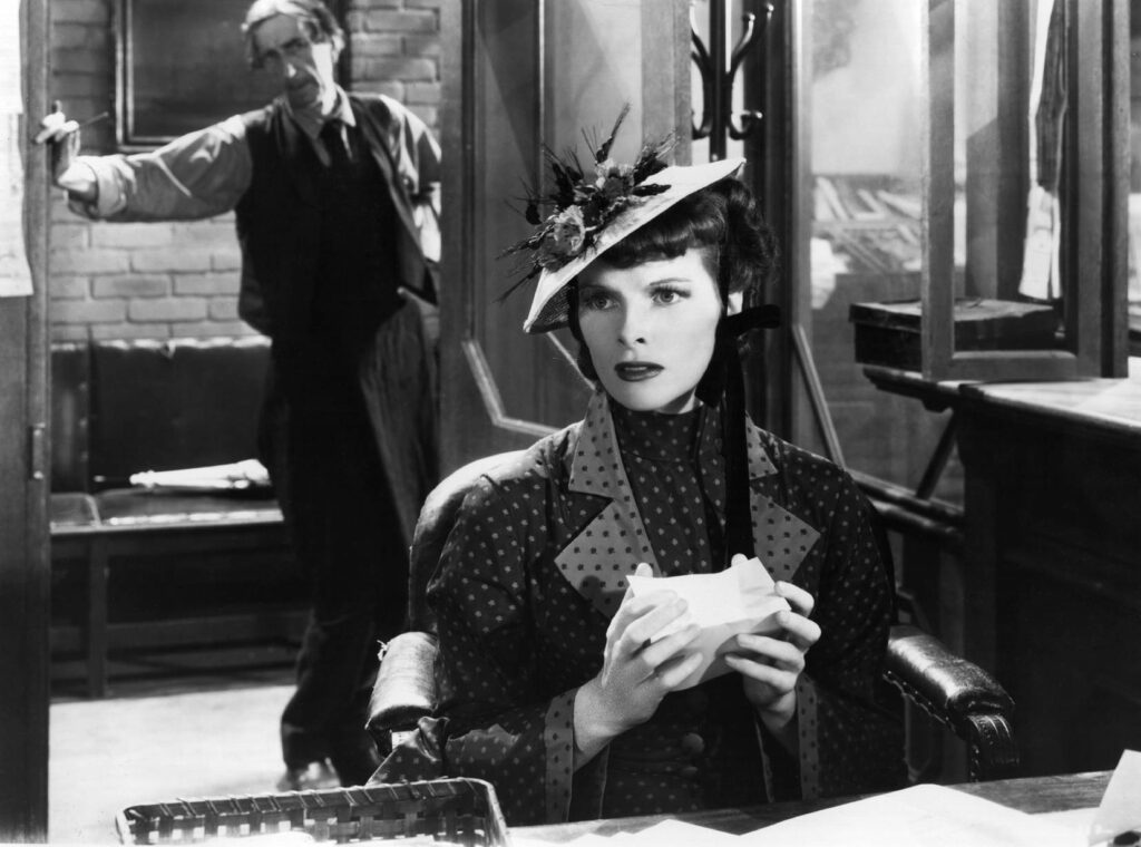 Katharine Hepburn dans "La Rebelle" (1936) de Mark Sandrich.