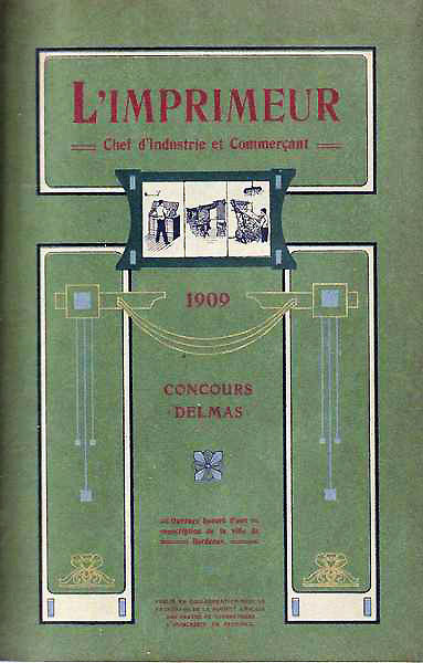 Couverture de "L'Imprimeur, chef d'industrie et commerçant", Nancy, Berger-Levrault, 1909.