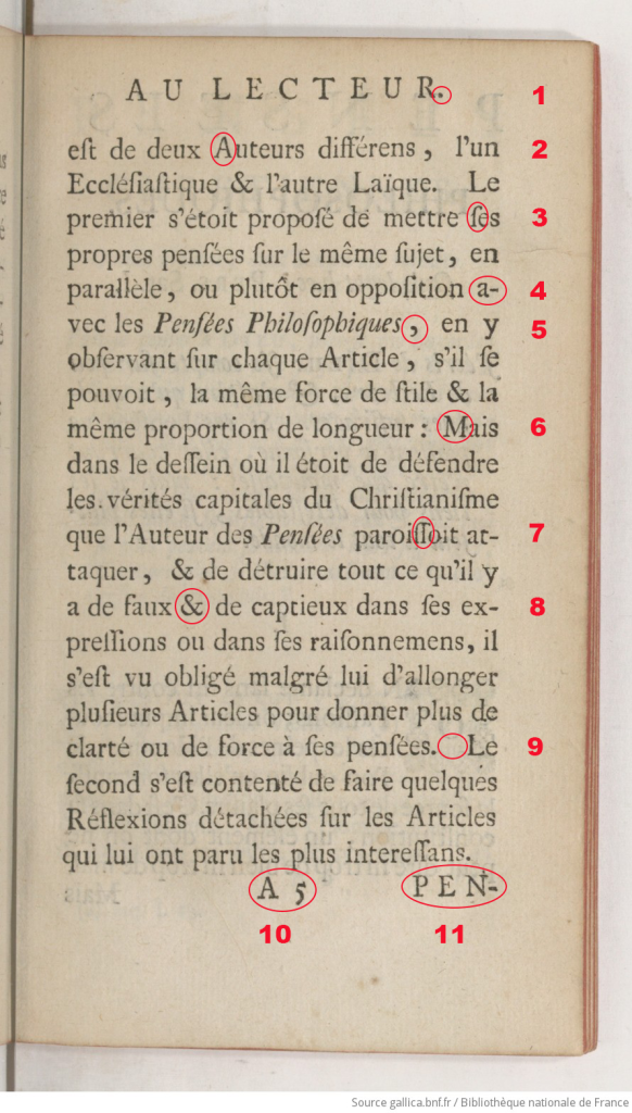 Diderot, "Pensées philosophiques", 1747, Avis au lecteur